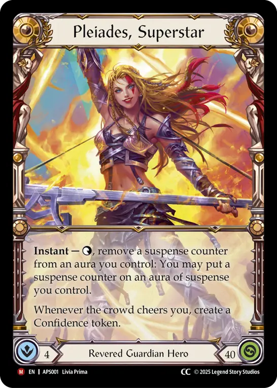 Pleiades, Superstar card image