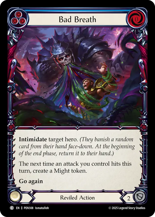 Bad Breath card image, pitch 3