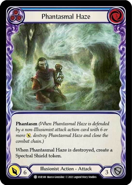 Phantasmal Haze card image, pitch 3