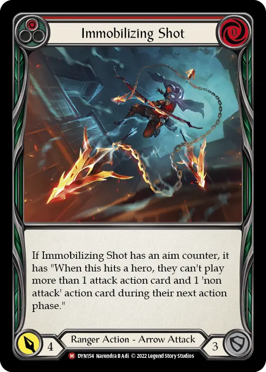 Immobilizing Shot card image, pitch 1