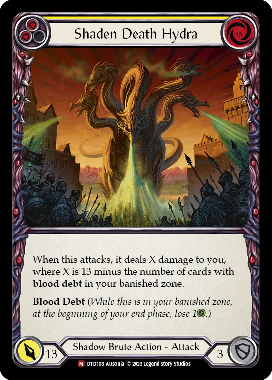 Shaden Death Hydra card image, pitch 2