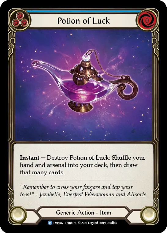 Potion of Luck card image, pitch 3