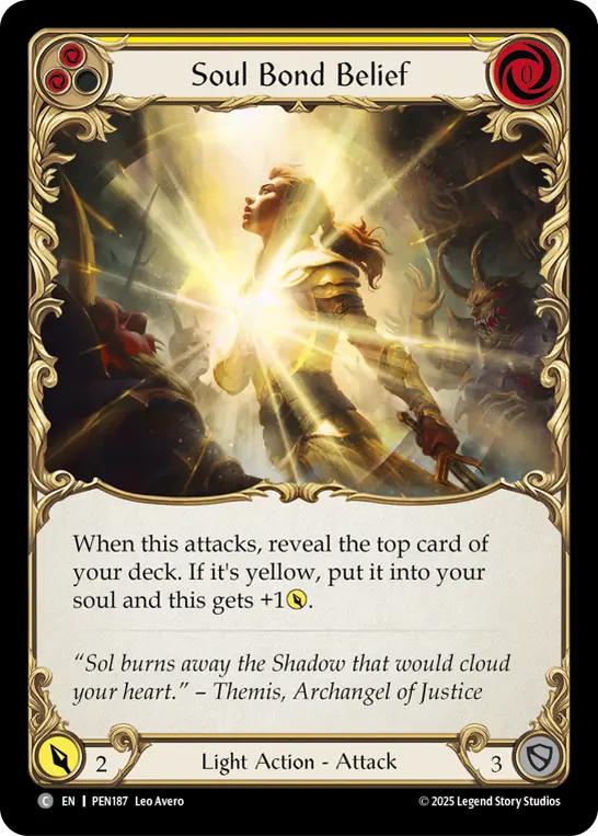 Soul Bond Belief card image, pitch 2