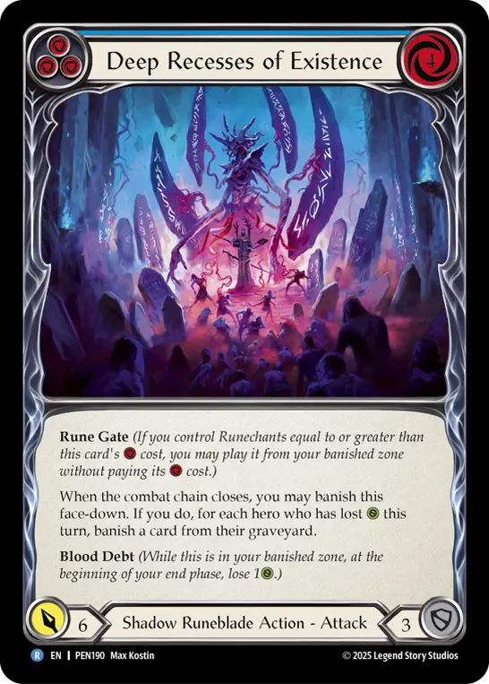 Deep Recesses of Existence card image, pitch 3