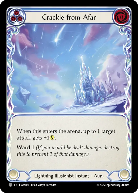 Crackle from Afar card image, pitch 3