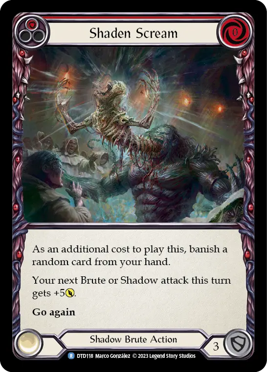 Shaden Scream card image, pitch 1
