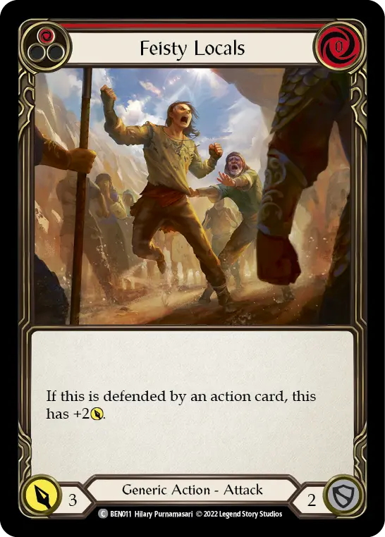 Feisty Locals card image, pitch 1