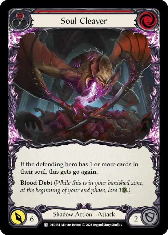 Soul Cleaver card image, pitch 1