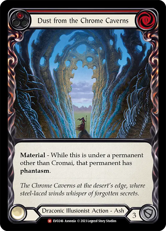 Dust from the Chrome Caverns card image, pitch 1
