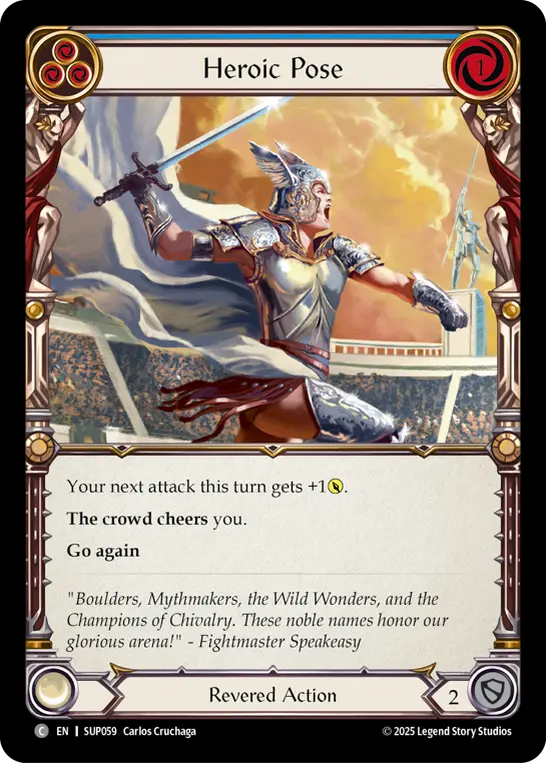 Heroic Pose card image, pitch 3