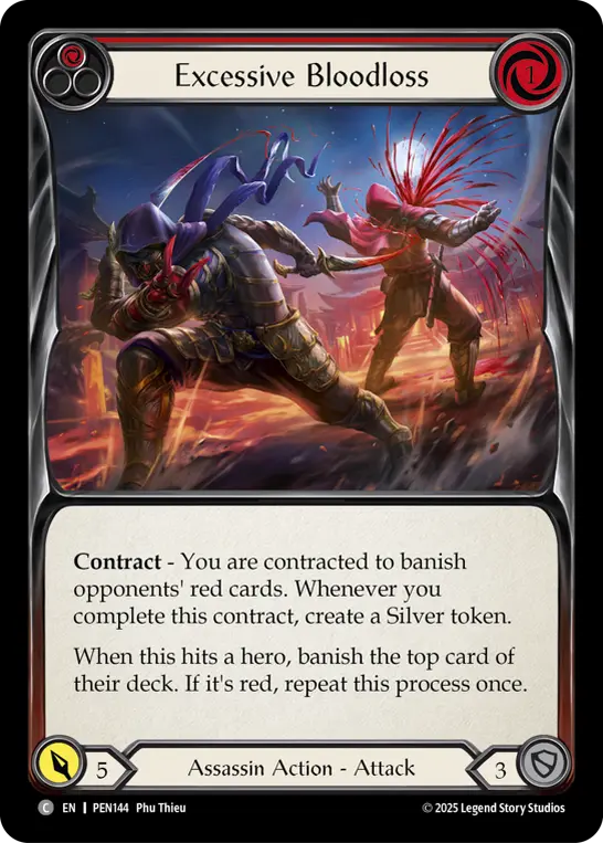 Excessive Bloodloss card image, pitch 1