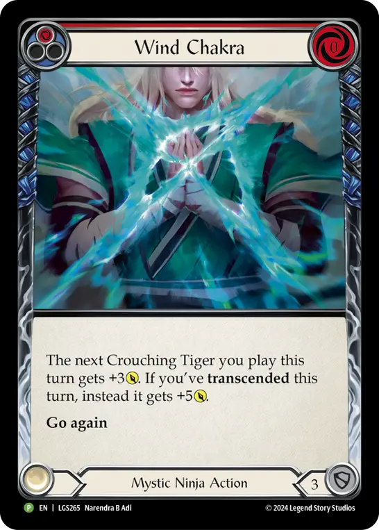 Wind Chakra card image, pitch 1
