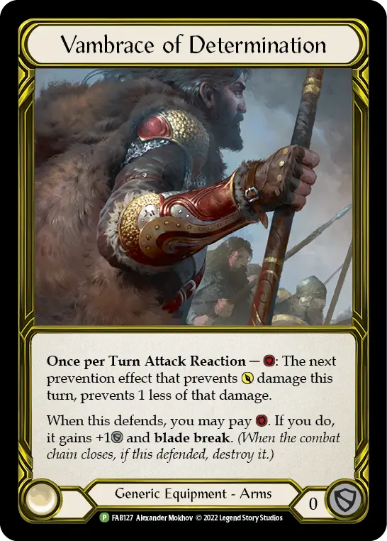 Vambrace of Determination card image