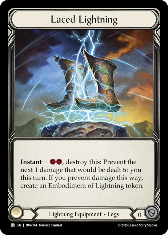 Laced Lightning card image