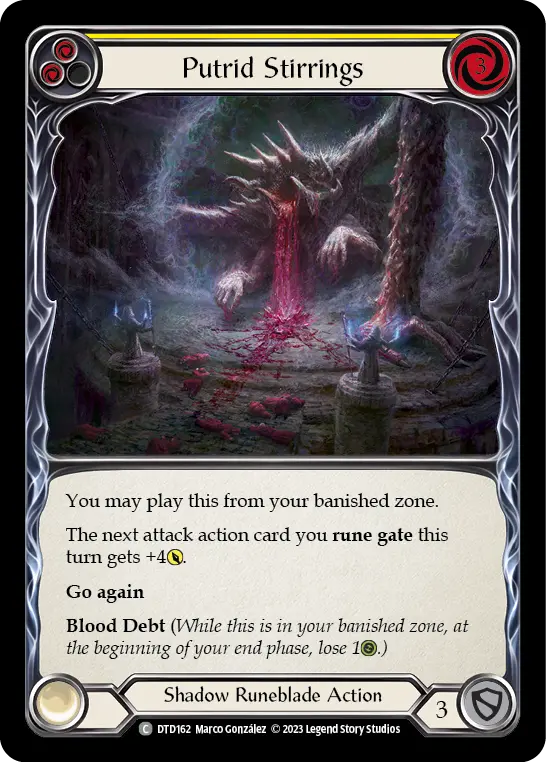Putrid Stirrings card image, pitch 2