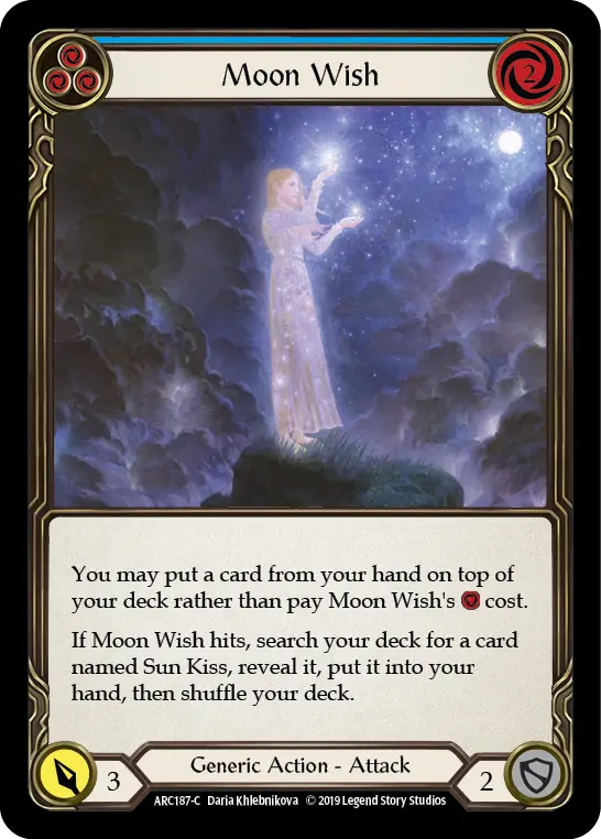 Moon Wish card image, pitch 3