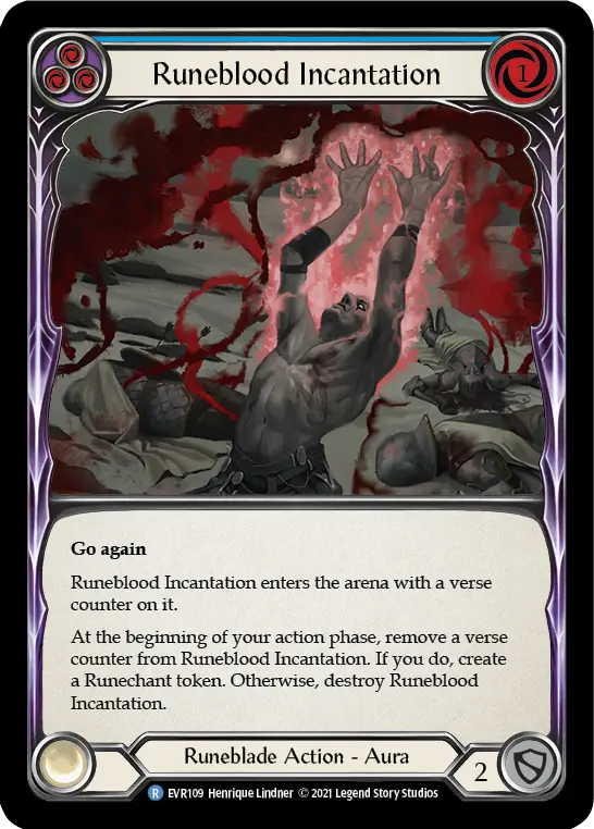 Runeblood Incantation card image, pitch 3