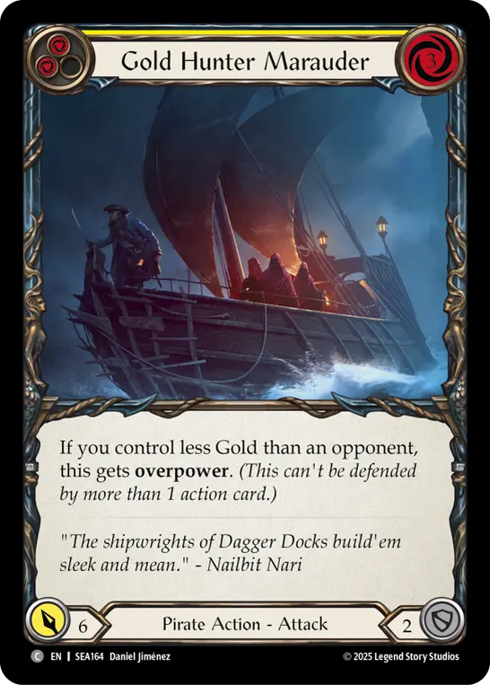 Gold Hunter Marauder card image, pitch 2