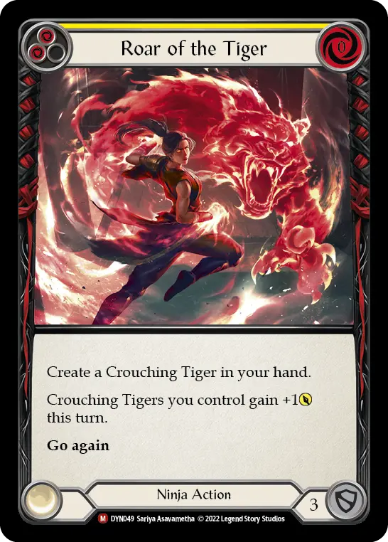 Roar of the Tiger card image, pitch 2