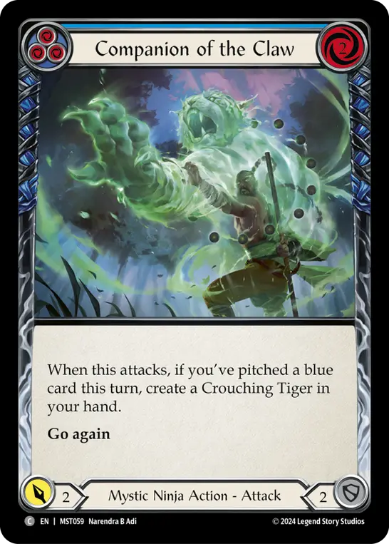 Companion of the Claw card image, pitch 3