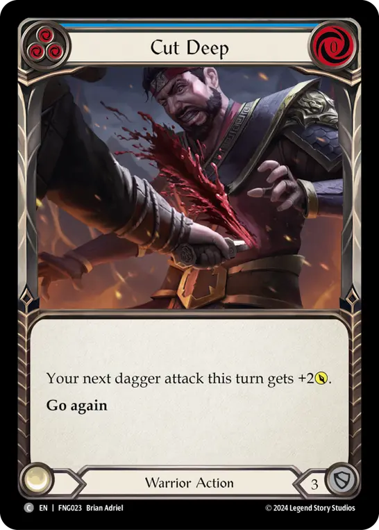 Cut Deep card image, pitch 3