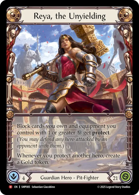 Reya, the Unyielding card image