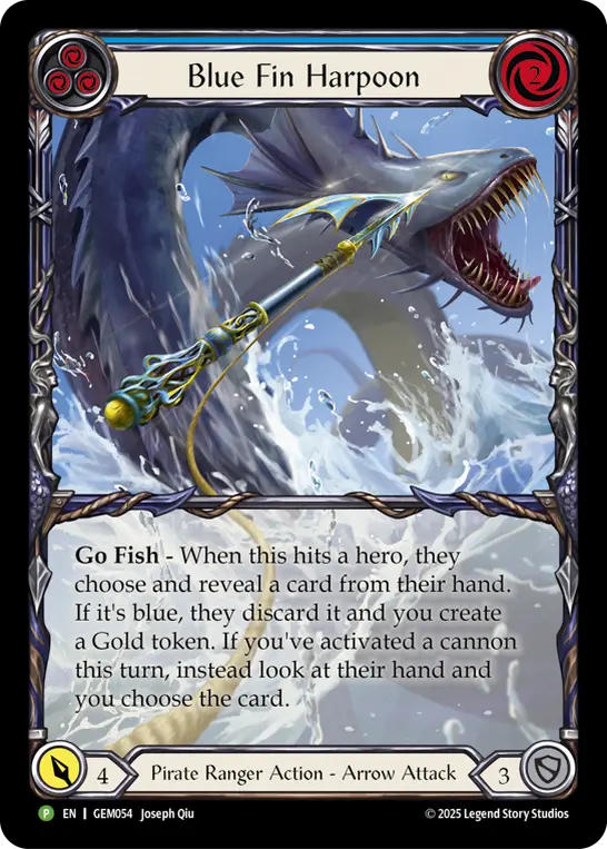 Blue Fin Harpoon card image, pitch 3
