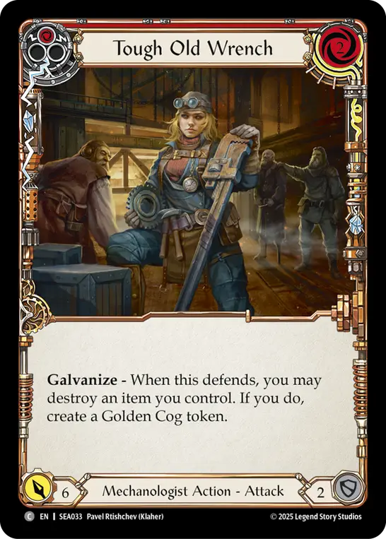 Tough Old Wrench card image, pitch 1