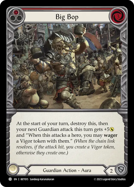 Big Bop card image, pitch 1