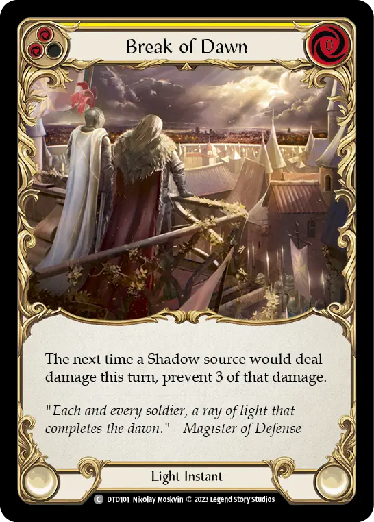 Break of Dawn card image, pitch 2