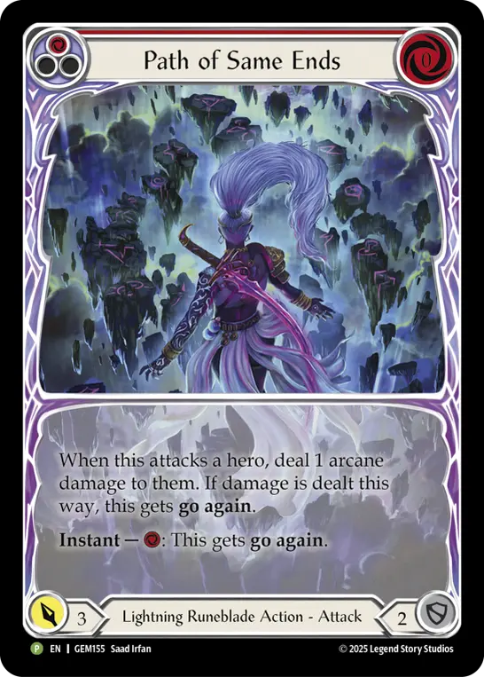 Path of Same Ends card image, pitch 1