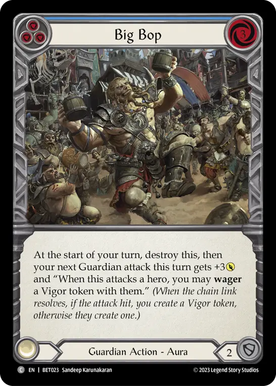 Big Bop card image, pitch 3