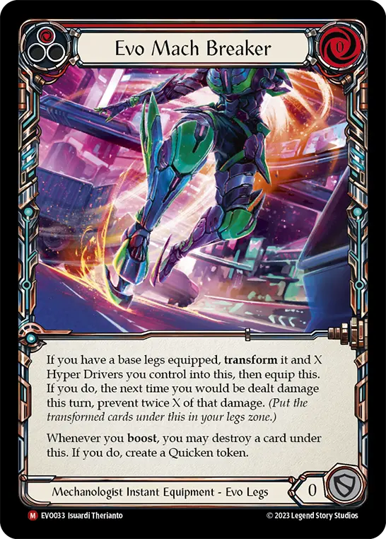 Evo Mach Breaker card image, pitch 1