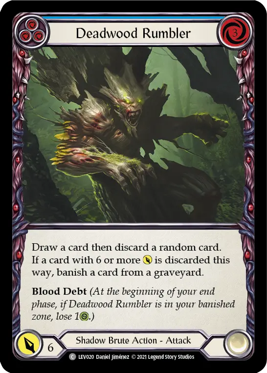 Deadwood Rumbler card image, pitch 3