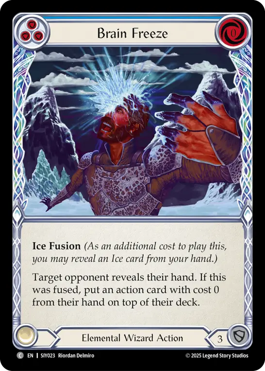 Brain Freeze card image, pitch 3