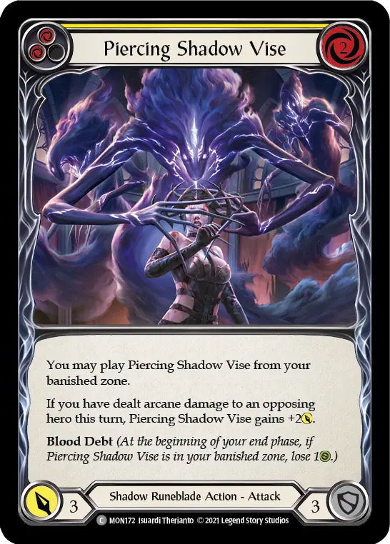 Piercing Shadow Vise card image, pitch 2