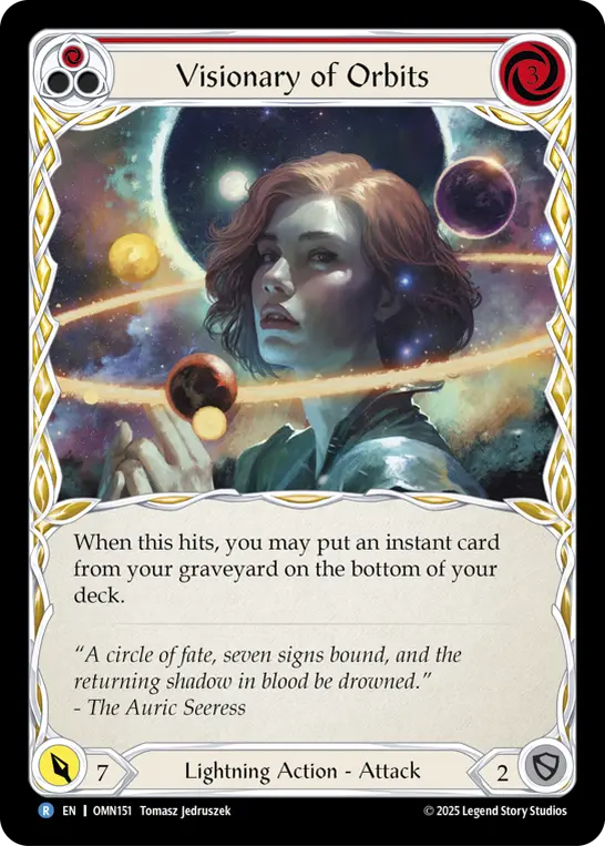 Visionary of Orbits card image, pitch 1