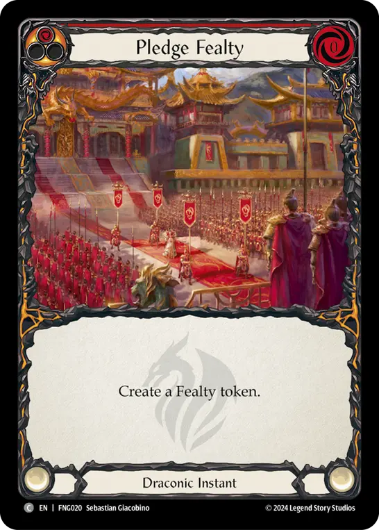 Pledge Fealty card image, pitch 1