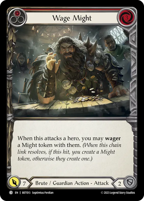 Wage Might card image, pitch 1