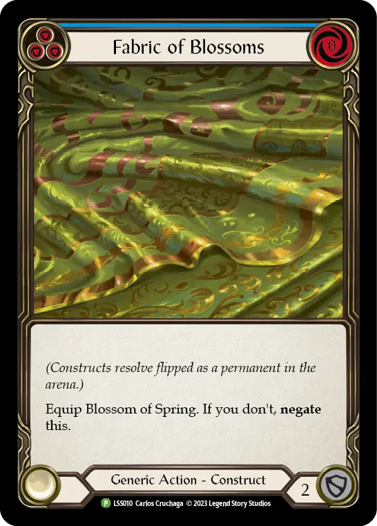Fabric of Blossoms card image, pitch 3