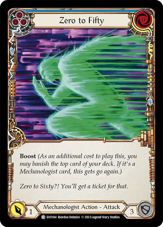 Zero to Fifty card image, pitch 3