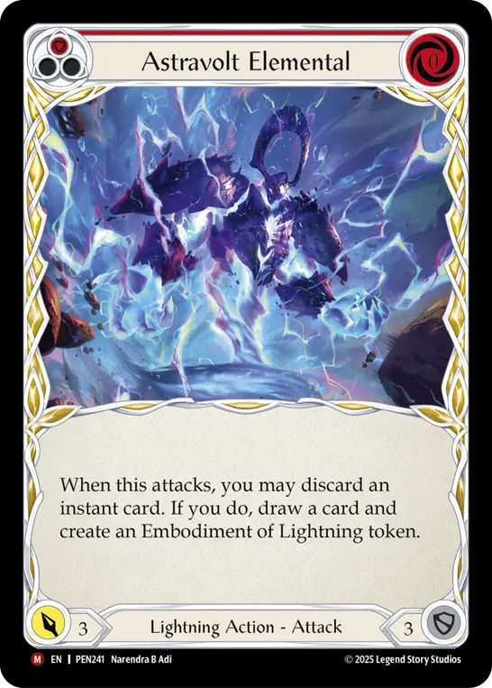 Astravolt Elemental card image, pitch 1