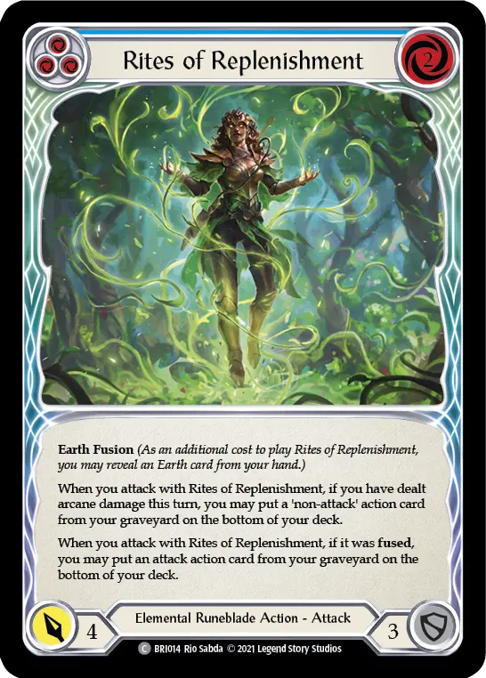 Rites of Replenishment card image, pitch 3