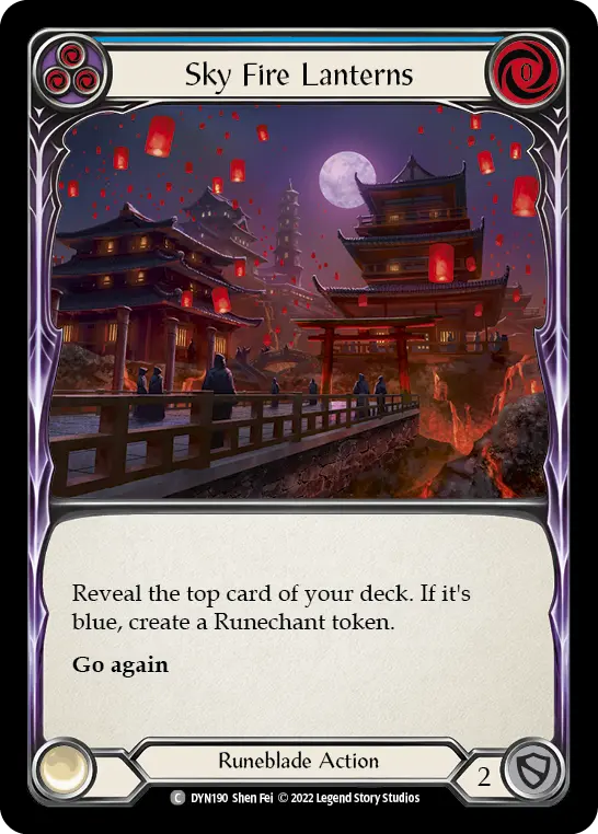 Sky Fire Lanterns card image, pitch 3
