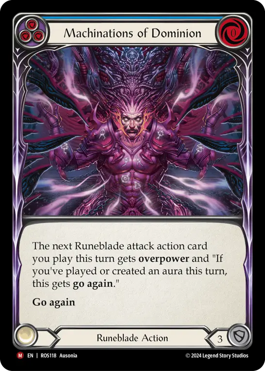 Machinations of Dominion card image, pitch 3