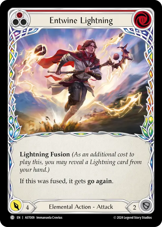 Entwine Lightning card image, pitch 1