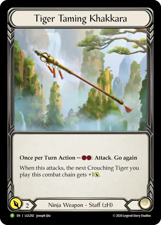 Tiger Taming Khakkara card image