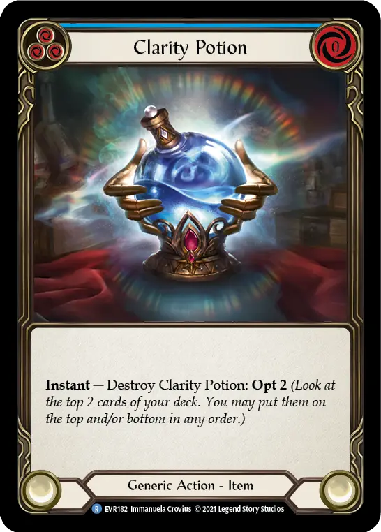 Clarity Potion card image, pitch 3