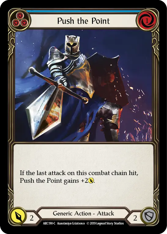 Push the Point card image, pitch 3