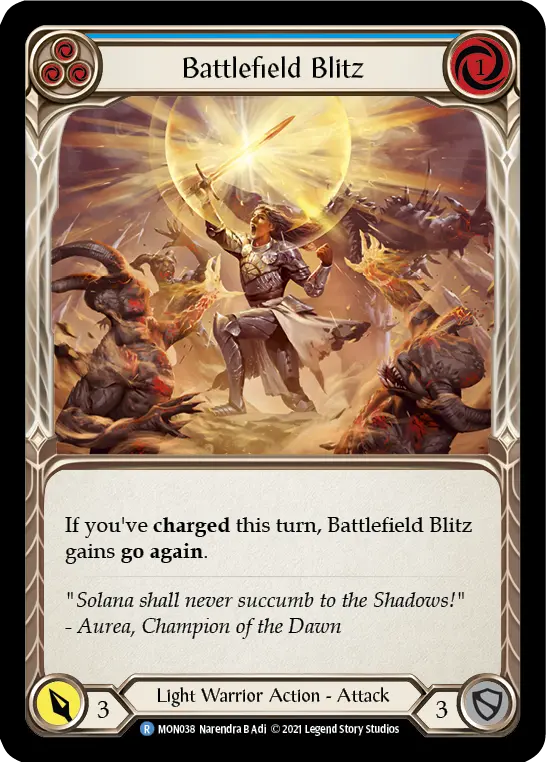 Battlefield Blitz card image, pitch 3